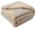 SnugCloud calming sherpa dog blanket