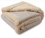 SnugCloud calming sherpa dog blanket