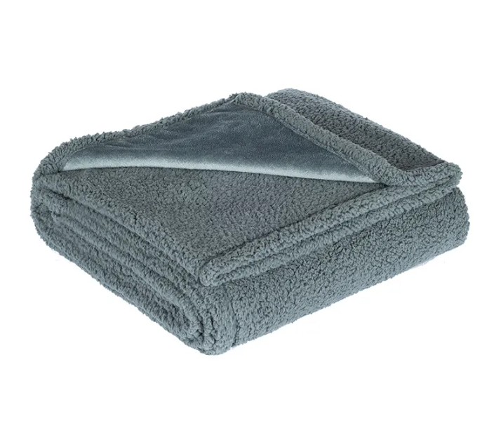 SnugCloud calming sherpa dog blanket
