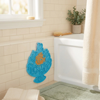 LickEase mat by the bath