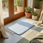 ChillPup cooling mat by patio door