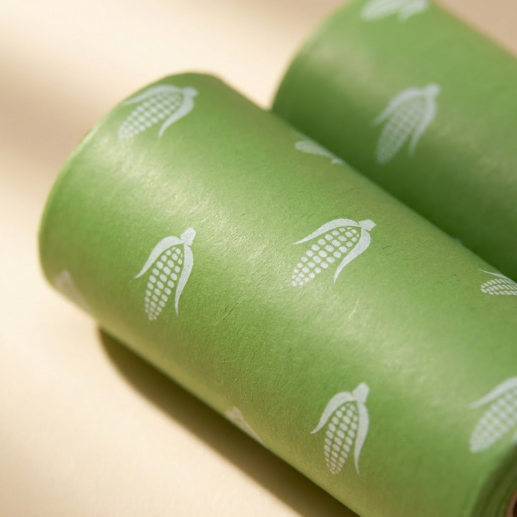 Close-up of EarthWalk eco bag rolls