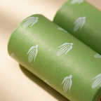 Close-up of EarthWalk eco bag rolls